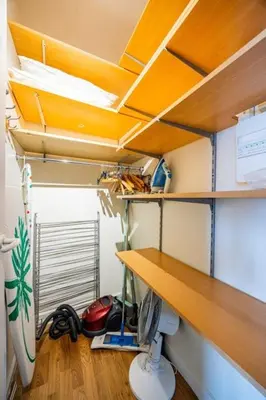Un ou plusieurs lits superposés dans un hébergement de l'établissement Montparnasse - Vue Tour Eiffel - Balcon