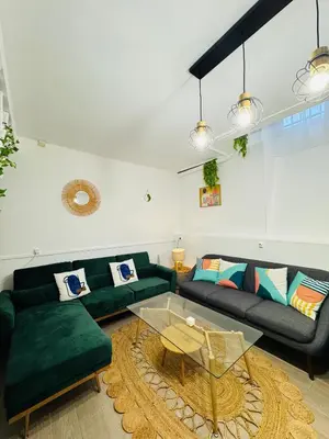 Coin salon dans l'établissement Élégant Appartement à Paris 16e