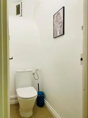 Salle de bains dans l'établissement Élégant Appartement à Paris 16e