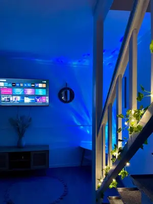 Télévision ou salle de divertissement dans l'établissement Élégant Appartement à Paris 16e