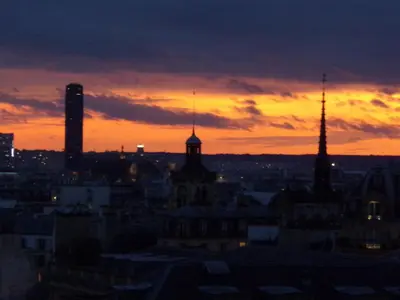 Lever ou coucher de soleil vu de l'appartement ou à proximité