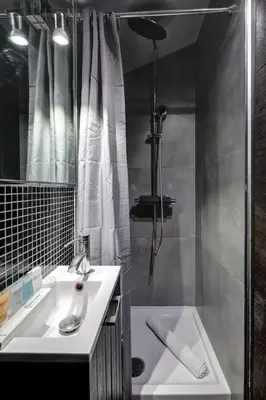 Salle de bains dans l'établissement Paris Marais Tiny MERRISAS