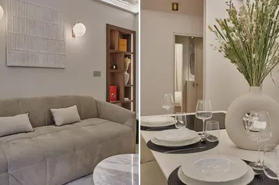 Coin salon dans l'établissement Apartment Matignon St Honore by Studio Prestige