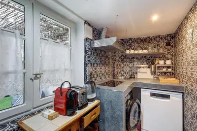 Cuisine ou kitchenette dans l'établissement Paris Maison Lombards Terrasse