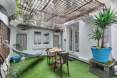 Jardin de l'établissement Paris Maison Lombards Terrasse