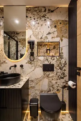 Salle de bains dans l'établissement G Glamorous, quiet Studio in Le Marais