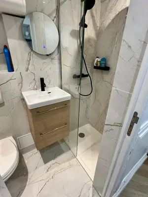 Salle de bains dans l'établissement Studio Coup de Cœur Ménilmontant