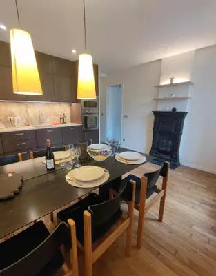 Cuisine ou kitchenette dans l'établissement Le LylSpick