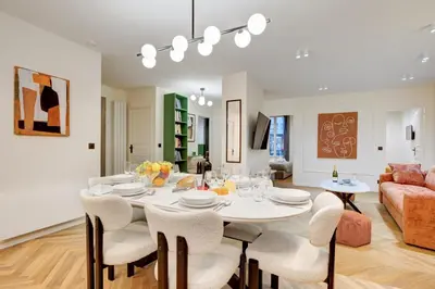 Coin salon dans l'établissement Bluestay 122 - Superb apartment