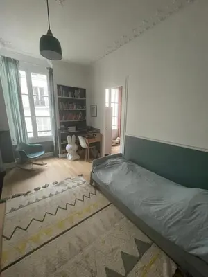 Coin salon dans l'établissement 3 bedrooms in Montmartre