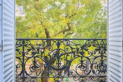 Balcon ou terrasse dans l'établissement Spacious 3-bedroom apartment in Paris 14 - Alésia