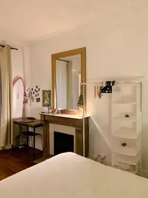 Un ou plusieurs lits dans un hébergement de l'établissement Full house Canal Saint-Martin