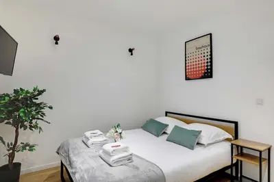 Un ou plusieurs lits dans un hébergement de l'établissement Cozy studio -2P- Sorbonne Institute- Latin quarter