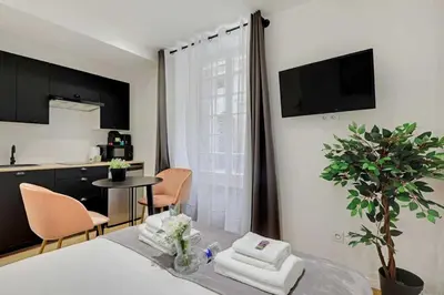 Télévision ou salle de divertissement dans l'établissement Cozy studio -2P- Sorbonne Institute- Latin quarter