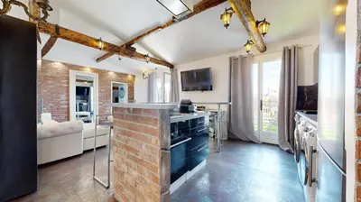 Cuisine ou kitchenette dans l'établissement Bluestay 201 - Superb apartment in Paris