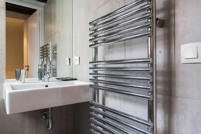 Salle de bains dans l'établissement Small Triplex