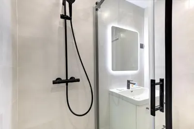 Salle de bains dans l'établissement Suite Dolce Vita - Superbe Appartement