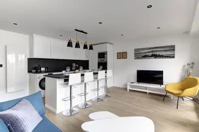 Cuisine ou kitchenette dans l'établissement Suite Dolce Vita - Superbe Appartement