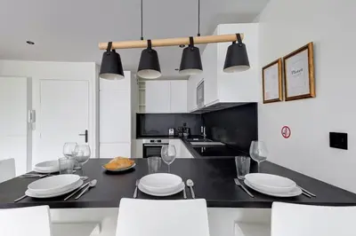 Cuisine ou kitchenette dans l'établissement Suite Fes - Superbe appartement