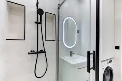 Salle de bains dans l'établissement Suite New Delhi - Superbe Appartement