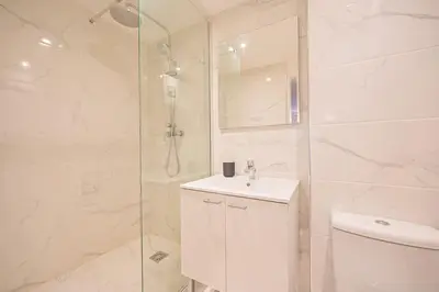 Salle de bains dans l'établissement Studio Paris Centre - Republique