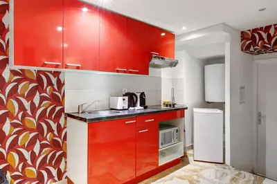 Cuisine ou kitchenette dans l'établissement Bluestay 143 - Charming apartment in Asnieres