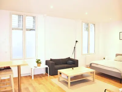 Un ou plusieurs lits dans un hébergement de l'établissement Votre Pied-à-Terre Idéal à Montmartre !