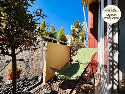 Jardin de l'établissement MyJolieParisHome - King size beds, 2 bathrooms, free parking