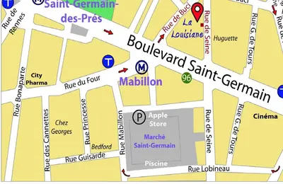 Certificat, récompense, panneau ou autre document affiché dans l'établissement Hotel La Louisiane