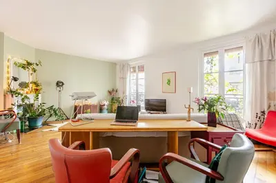 Coin salon dans l'établissement A paradise of calm and charm