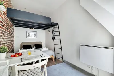 Plan de l'établissement Studio paisible Paris 10ème - Canal St Martin