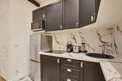 Cuisine ou kitchenette dans l'établissement Sublime apartment in the heart of Paris 8 people FBMAR4