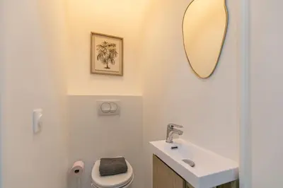 Salle de bains dans l'établissement Cosy appartement Paris 20e