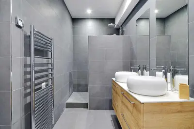 Salle de bains dans l'établissement Loft d'Exception pour 6 Personnes - Voltaire 11e