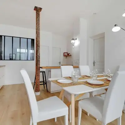 Loft d'Exception pour 6 Personnes - Voltaire 11e