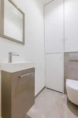 Salle de bains dans l'établissement Loft Moderne et Spacieux - 6 Couchages Voltaire 11