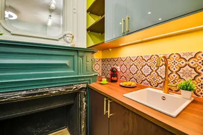 Cuisine ou kitchenette dans l'établissement WS Opéra - Milan