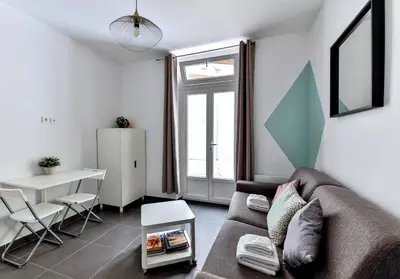 Coin salon dans l'établissement Amelie in Paris