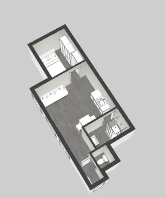 Plan de l'établissement Elevator - Bright 1BR in the heart of hip Paris, Montorgueil