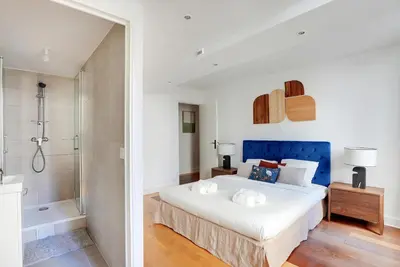 Salle de bains dans l'établissement Boutique Appartements Madeleine