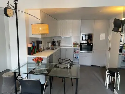 Cuisine ou kitchenette dans l'établissement Paris 16e arrondissement superbe 45 m2 plein sud