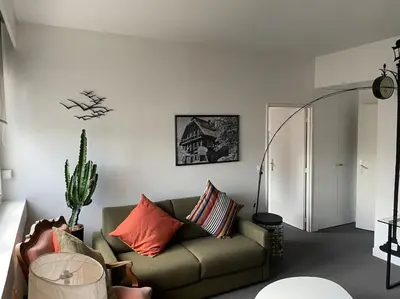 Coin salon dans l'établissement Paris 16e arrondissement superbe 45 m2 plein sud