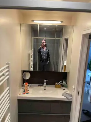 Salle de bains dans l'établissement Paris 16e arrondissement superbe 45 m2 plein sud