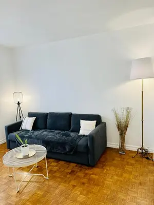 Coin salon dans l'établissement Magnifique appartement Paris 11ème