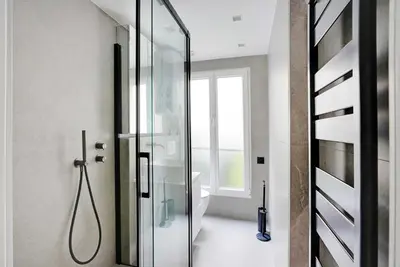 Salle de bains dans l'établissement Cozy apartment - 1BR-4P - Les Halles