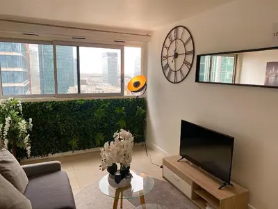 Télévision ou salle de divertissement dans l'établissement Amazing Studio Paris La Défense