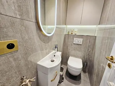 Salle de bains dans l'établissement Appart porte saint cloud proche Tour Eiffel