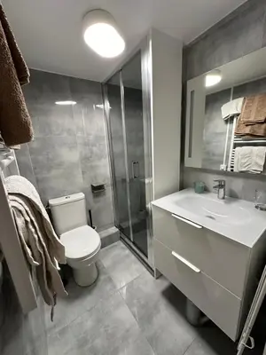 Salle de bains dans l'établissement Appartement Rive Gauche