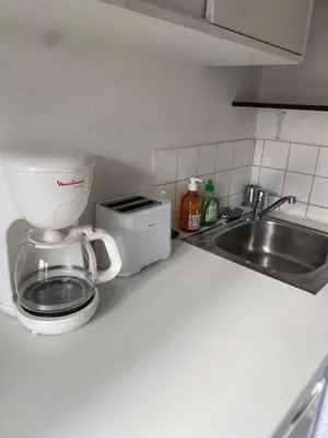 Cuisine ou kitchenette dans l'établissement Romantic Studio apt Historical Center Paris Marais