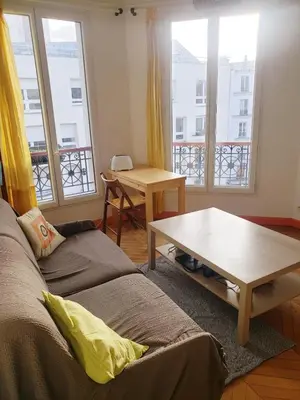 Coin salon dans l'établissement Un petit coin de soleil chez l'habitant